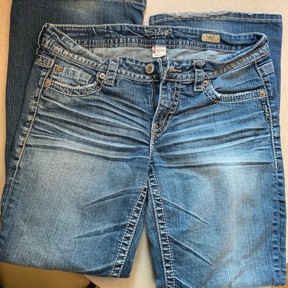 Lola Silver Jeans